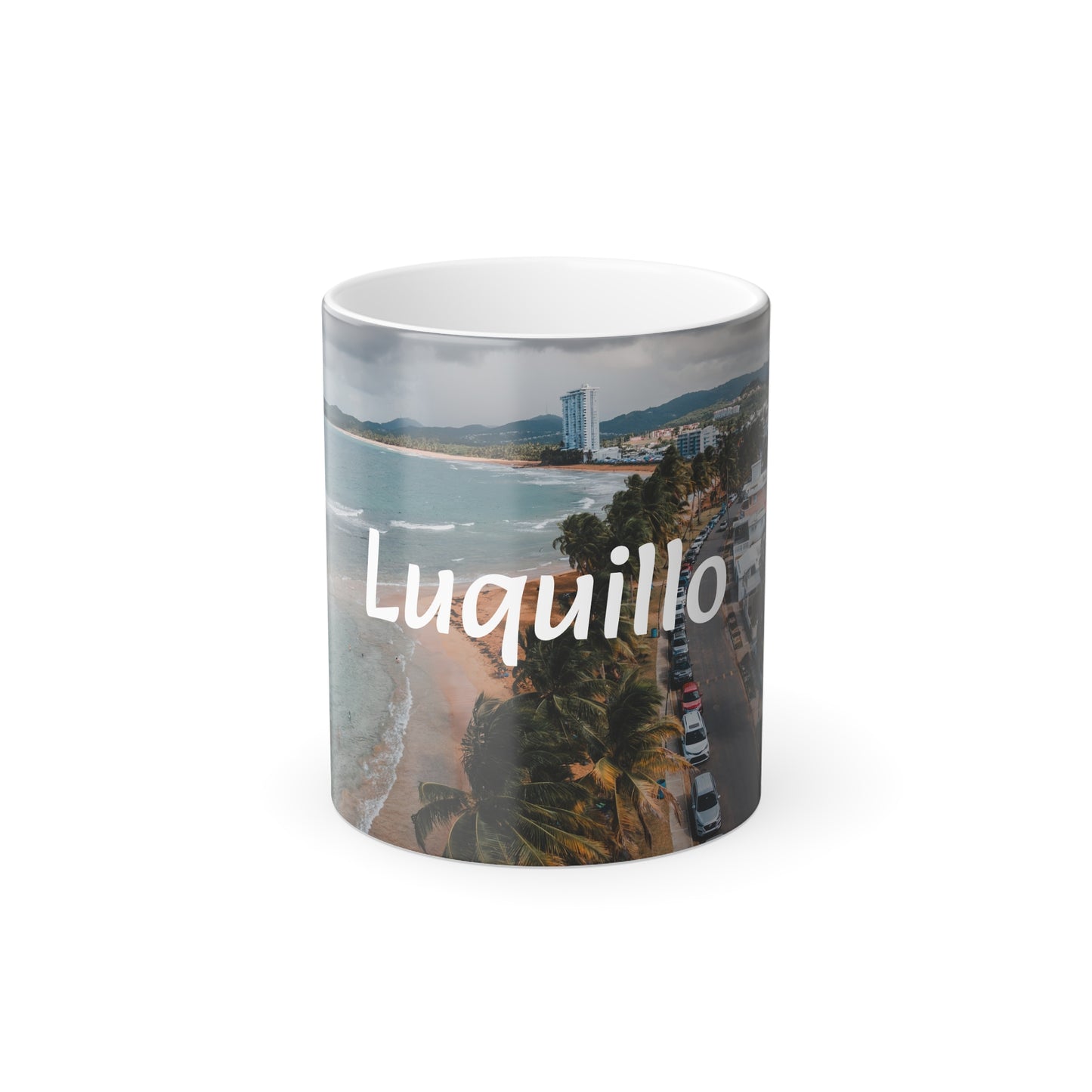 Luquillo, Coffee Mug  Color Morphing 11oz